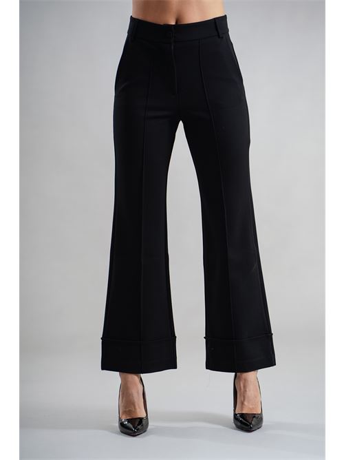 Pantalone punto milano GM by Gai Mattiolo | GM3482NERO